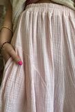 Tasha Cushion Cotton Sia Barrel Pant Seashell